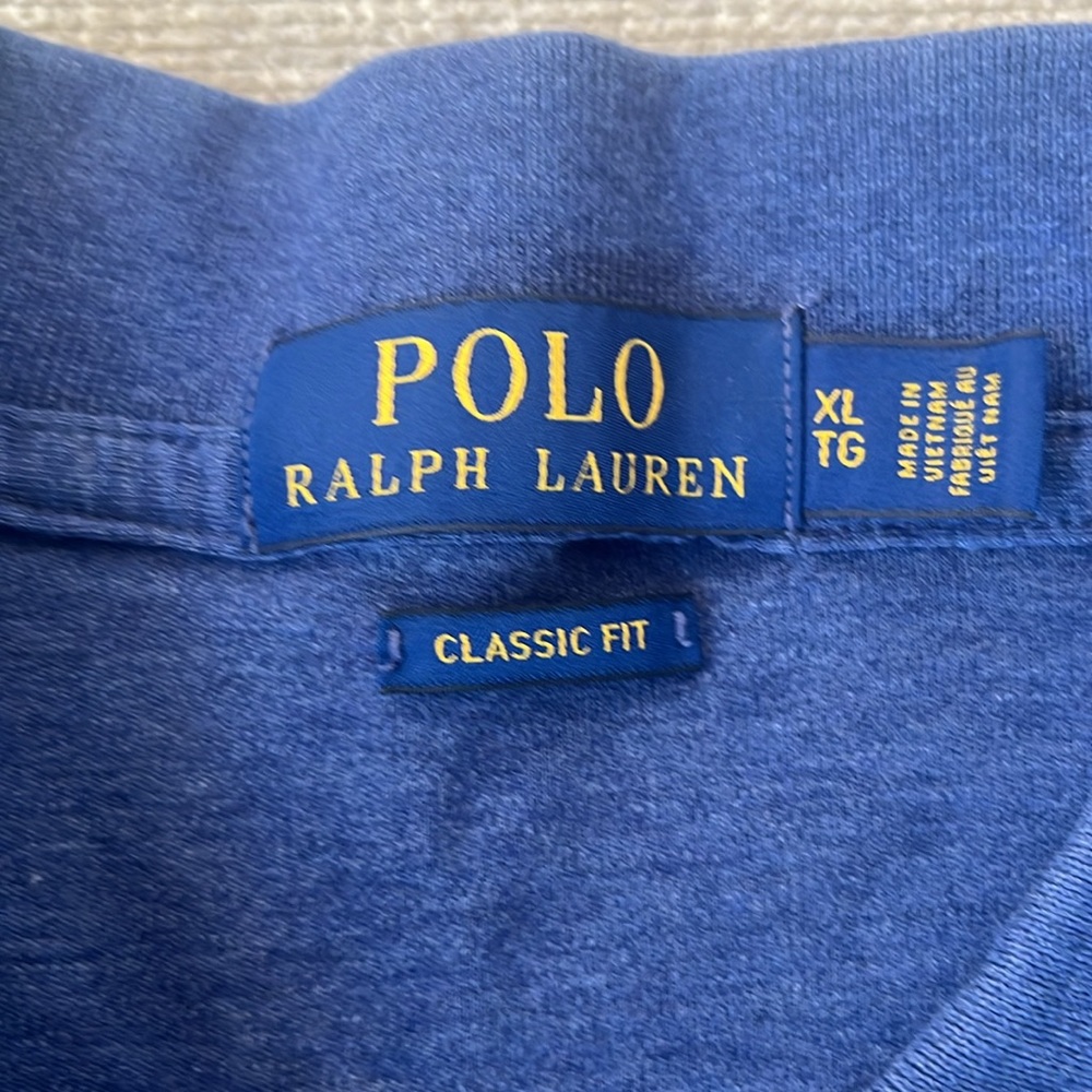 Polo by Ralph Lauren Men's Blue Polo Shirt-NWOT - Picture 2 of 2